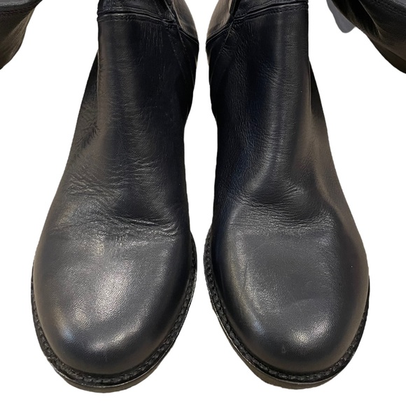 Vanessa Bruno Black Leather Over the Knee Boots - Picture 6 of 10